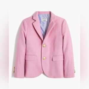 J.Crew Crewcuts School Girl Pink Wool Blazer Size 8